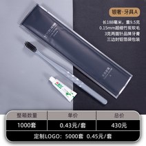 일회용칫솔 치약 포함 호텔특급 게스트하우스 세면도구 칫솔, [1000세트풀박스]실버명품시리즈치아세트A