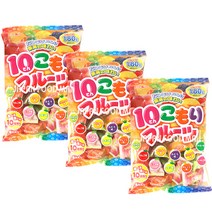 리본 10코모리 후루츠 캔디 180g, 3개