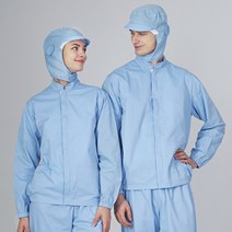 워크라인 이지 긴팔 TC32수 식품 급식 위생복 자켓/블루, 3XL