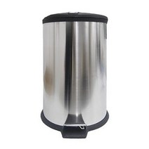 매장 영업용 페달형 휴지통 30L 스탠 쓰레기통 30리터, 1개