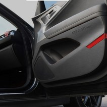 콘보이 제네시스 더뉴G70 슈팅브레이크 인조 가죽 스크래치방지커버 모음 도어커버 스텝몰딩 글로브박스, 브라운, G70(17년~20년)