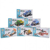lego블럭x6 자동차만들기 피규어블럭 조립 완구 합체, 레고블럭[x6]