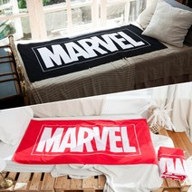 무한타올 마블 극세사 비치 바스타올 1매, 레드