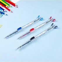 라이노바 직선볼펜 / 멀티필기구 밑줄긋기 사이드노크 노트필기 그래프그리기, 검정