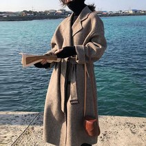 데이즌 헤링본 스트랩롱코트