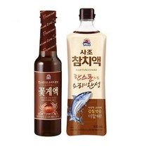 사조 꽃게액젓   참치액젓 900ml 전현무 이영자 전참시 파김치 레시피 국산 꽃게함량 75% 김장재료, 2세트