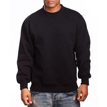 PRO 5 남성용 헤비 웨이트 플리스 크루넥 헤더 그레이. X-Large, 3X-Large