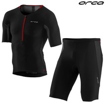 ORCA 226 TRI JERSEY+PANTS SET 01 (BLACK ORANGE) 오르카 경기복