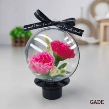 가더GADE 납골당 미니 풍선화분 리스 꾸미기 조화장식 꽃다발 꽃바구니 미니어쳐, 1W Ver.2) PK