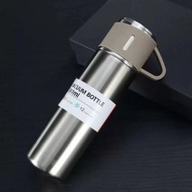 여행용 미니 전기포트 휴대용 커피포트 차량용 캠핑용 해외여행용 usb 텀블러 포트 보온병 병 더블 레이어, 03 Silver_01 500ml
