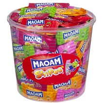하리보 마오암 캔디 스트립 젤리 150입 1050g 독일직송 수입간식 Maoam Stripes, 3개