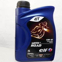 엘프 ELF MOTO4 ROAD 10W40 4T 1L 오토바이오일, 1개