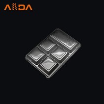 다용도 직사각 5칸 뚜껑 100개 / 뚜껑단품