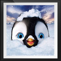 보석십자수 명화 5D DIY 다이아몬드 페인팅 자수 만화 동물 공예 스킬자수, 01 20*20cm, 09 9