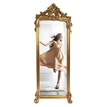 골드 전신거울 대형거울 스텐드 700 펜션 호텔 복도, 대형 골드 스탠드형175x69CM