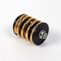 Brompton 서스펜션 액세서리 접이식 자전거 티타늄 Ti 축 스테인레스 스틸 스프링 용 CNC 리어 쇼크 업소버, [03] Gold