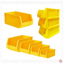 부품상자(노랑) 6호 플라스틱 부품박스 공구통 적재 볼트박스 보관함