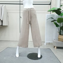 조이너스 여성 데일리 와이드핏 니트 밴딩 바지 JCBW0-WSS010