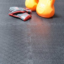 Rubber-Cal Armor Lock 인터로킹 고무 매트 (4 팩) 블랙 정품보장