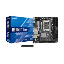 애즈락 H610M-ITX ac D4 메인보드 (LGA1700 DDR4 M-ITX) 에즈윈, 1개, 선택하세요
