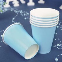partypia 파티 종이컵 베이비블루 270ml, 6개입, 1개