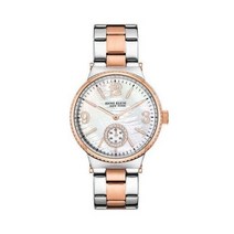 Anne Klein York Two-톤스테인레스스틸 여성쿼츠 시계12/2341MPRT