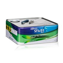 KCC 모노탄 옥상방수 우레탄 페인트 중도 상도 4L, 모노탄중도녹색4kg