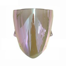 오토바이 ZX6R 앞 유리 윈드 스크린 더블 버블 디플렉터 가와사키 닌자 ZX 6R 636 2009-2019 2020, 07 Light Iridium