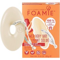 독일 포미 Foamie Body Bar 파파야 & 오트밀 샤워 바디바 미용비누 80g, 5팩