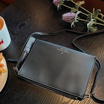 여성 손가방 지퍼손잡이 사각 클러치백 모임 심플 모던 데일리 나들이