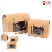 투명 창 선물 쇼핑백 공진단포장 소량박스제작 선물포장하는법 기프트 백 박스 상자