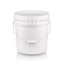 페일18L pe 이지캡 식품전용 바케스 벌크통 페일용기 2개, 백색