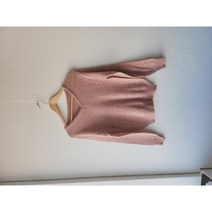 로렌 알파카 브이넥 루즈핏 니트