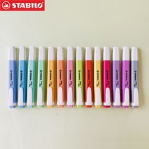 스타빌로 스윙쿨 파스텔 형광펜 14가지 색상 / 다꾸펜 다꾸용, 133 라임