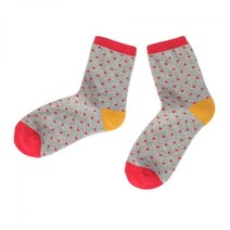 DRIFE DOT SOCKS GREY
