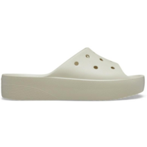 국내매장용 CROCS 크록스 클래식 플랫폼 슬라이드 본 208180 여성용 키높이 패션 슬리퍼 라이프스타일