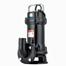 농막정화조 오물 워터펌프 슬러지 펌프 하수 배수, 1500W 향상된 절단 펌프 2인치, 1개