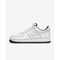 나이키 에어 포스1 '07 로우 스티치 화이트 블랙 Nike Air Force 1 '07 Low Stich White Black CV1724-104