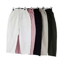 키작녀 코디 발목 보이는 여름 8부 바지 캐쥬얼 팬츠
