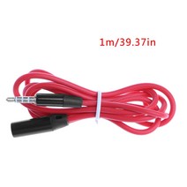 스마트 폰 태블릿 노트북 컴퓨터 이어폰 용 3.5mm 오디오 확장 케이블, 빨간색
