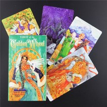 타로 카드 골든 휠 테이블 게임 영어 데크 보드 장난, 40PCS TS36