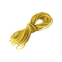 권선코일 구리선편리한 업 연선 UL3132 22 AWG 유연한 실리콘 와이어 고무 절연 주석 도금 구리 300V 전선, 06 YELLOW_03 8m