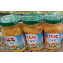 [코스트코 냉장] 돌 황도슬라이스 666g x 3개 / Dole / 100% 주스, 상세 설명 참조