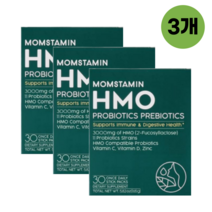 MOMSTAMIN 맘스타민 HMO 모유 유래 올리고당 30포3개 프로바이오틱 유산균 분말