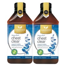 하커허벌즈 (HARKER HERBALS) 하커 허벌스 체스트 클리어 500ml X 2개, 1000ml, 1세트