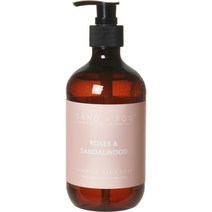 SAND AND FOG 로즈와 샌달우드 향이 나는 손 비누 15.7 oz., 로즈/샌달우드 (01)