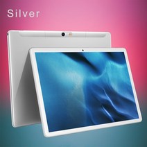 가성비 태블릿 글로벌 버전 BDF S10 안드로이드 9.0 PC Octa Core 4GB Ram 64GB Rom 3G 4G Lte 휴대 전화 WiFi Sim 인터넷 10.1 인치, 은_CHINA, 04 은_05 Tab keyboard cover