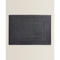 자라홈(ZARAHOME) 프리미엄 퀄리티 코튼 욕실용 매트 48599015922, 다크 그레이_55 x 80 cm
