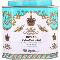 Harney & Sons Royal Palace Tea Black Tea 하니 앤 손스 블랙티 가향 홍차 로얄팰리스 티 30샤쉐 티백 2.67oz(75g), 1개