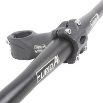 롱라이져바 용품 일체형 교체 숏라이저바 핸들 티타늄합금 카본 픽시 미니벨로 MTB 로드 생활 하이브리드 자전거 핸들바 라이저바 갈매기바 일자형 일반사이즈 헤드업, 알루미늄 손잡이+핸들